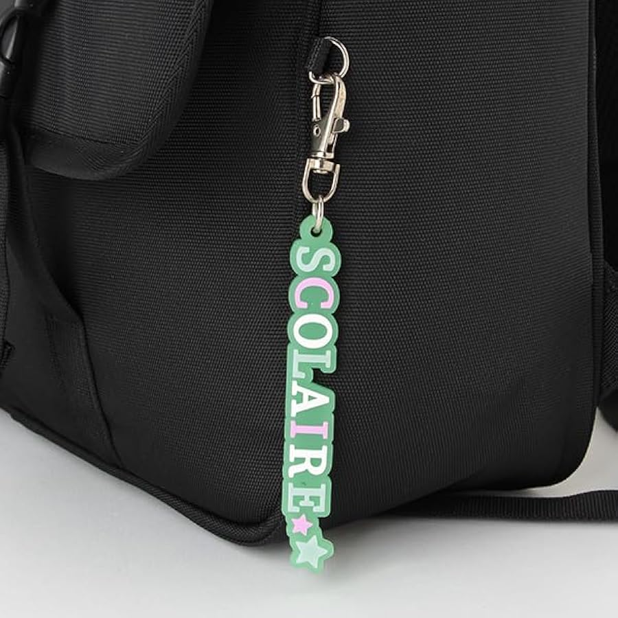 Amazon | [ポンポネット ジュニア] 14L 横型スクールバッグ 黒 F | pom